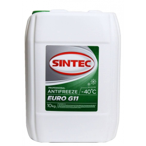Антифриз Sintec Euro 800516 -40 G11 10кг зеленый