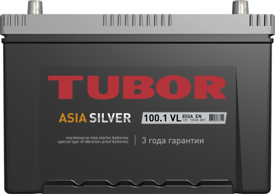 Аккумулятор TUBOR ASIA SILVER 100ah о/п