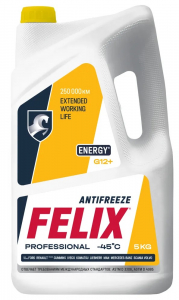Антифриз Felix Energy 430206027 -45 G12+ 5кг желтый