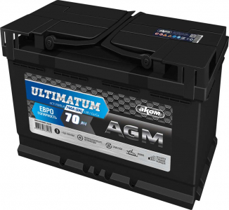 Аккумулятор Ultimatum - Евро AGM EN 760 6СТ-70 АЗ о/п