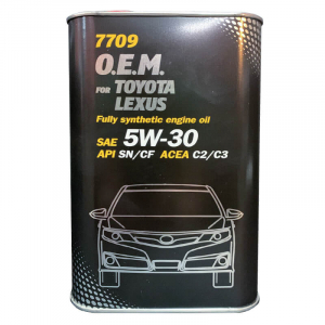 Масло моторное Mannol for Toyota-Lexus 5W-30 SN+ A5/B5 синт. 1л