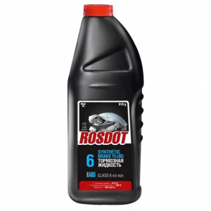 Жидкость тормозная ROSDOT 430140002 DOT-4 CLASS 6 ABS 0,910кг