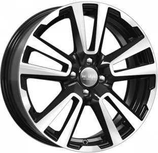 Диск литой 17x6,5 5x114,3 ET50 DIA 66,1 КиК КС874 Алмаз черный (ZV Kaptur)