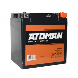 Аккумулятор ATOMAN Nano Gel 12V 30 EN400 YTX30L-BS о/п